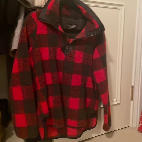 Abercrombie and fitch Sherpa half zip - Picture 1 of 1